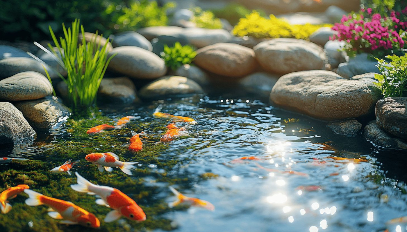 Création et entretien de bassins de jardin pour débutants